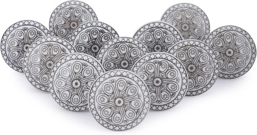 Set pomelli ceramica bianco - set,