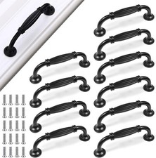 5 maniglie per mobili nere